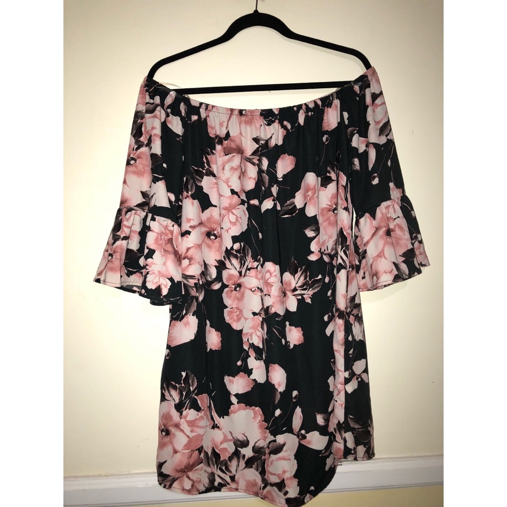 Floral Off the Shoulder Dress